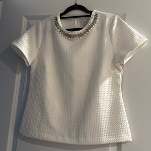 Adrienne Vitaddini embellished collared shirt
